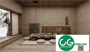 Tea Room 61 3D Model